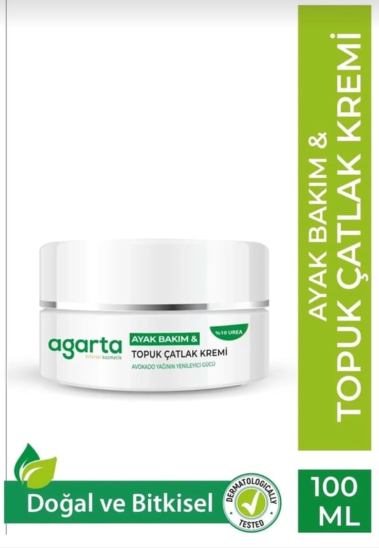 Agarta Ayak ve Topuk Çatlak Bakım Kremi 100ml