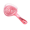 Proco Beauty Pro Jelly Saç Fırçası - Üç Boyutlu 3d Esnek Açma Tarama Saç Fırçası ( Çilek Pembesi, Portakal Turuncusu, Limon Sarısı)