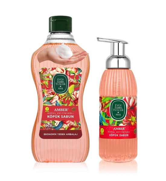 Eyüp Sabri Tuncer Amber Doğal Zeytinyağlı Köpük Sabun 1.5 Lt+500 Ml
