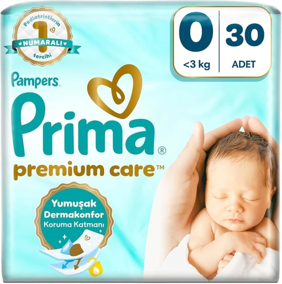 Prima Premium Care Prematüre 30'lu Bebek Bezi