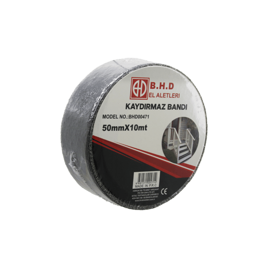 B.h.d Bhd-00471 ( 50mm X 10mt ) ( Kaydırmaz ) ( Siyah ) Bant ( Bandı )