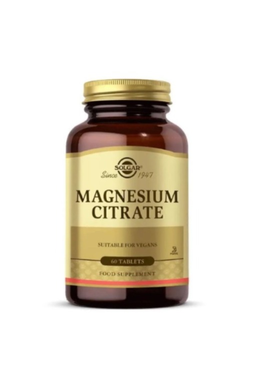 Solgar Magnesium Citrate 200 Mg 60 Tablet