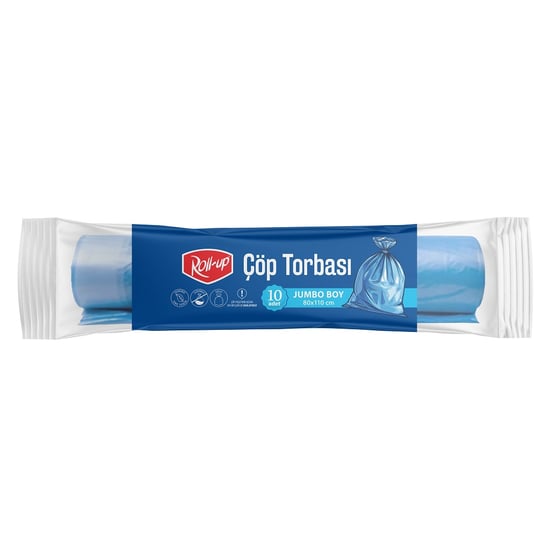 Roll-up Çöp Torbası Jumbo 80x110cm 10 Adet