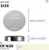 Poundmax 5 Adet 1620 (cr1620,dl1620) 3v Düğme Pil
