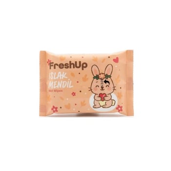 Freshup 20 Li Islak Mendil Tavşan Figürlü