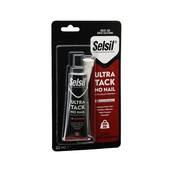 Selsil-3104 ( 50ml ) (ultra Tack No Nail) Montaj Yapıştırıcı (metal & Cam & Pls.& Ahşap & Beton) Beyaz ( 350kg)