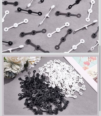 Luluyen Kırmızı 250 Adet Plastik Güvenlik Kilidi Klips 67mm Güvenlik Etiket Trim Sabitleyici Askı Paket Kilit Tek Kullanımlık