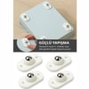 İ13-141 ( Kartelalı ) ( 4pcs ) ( Tek Bilya Tekerlekli ) Mobilya Eşya Taşıma Aparatı ( 360° ) ( 8kg Taşıma Kapasite )