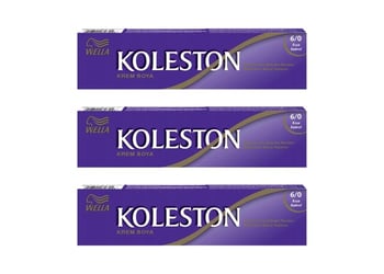 Koleston Tüp Boya 50 Ml - 6.0 Koyu Kumral 3 Adet
