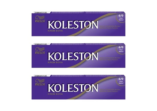 Koleston Tüp Boya 50 Ml - 6.0 Koyu Kumral 3 Adet