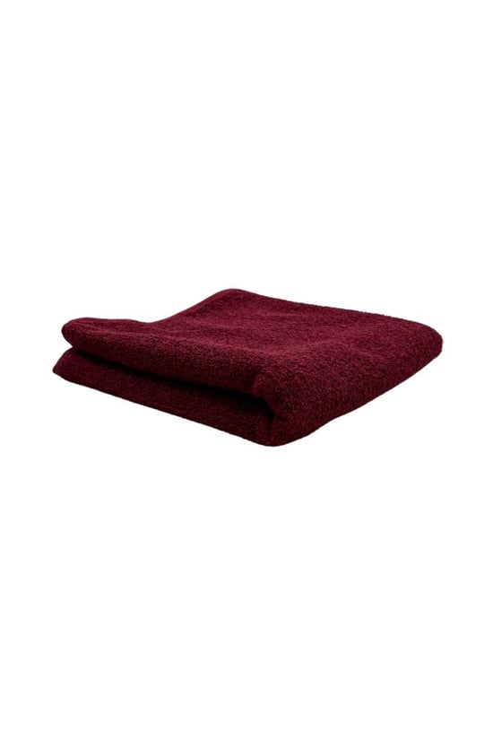 Kuaförler için Yüksek Emici A Kalite Baş Havlusu 90x50 Cm Bordo