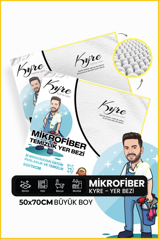 Kyre Mikrofiber Temizlik Yer Bezi