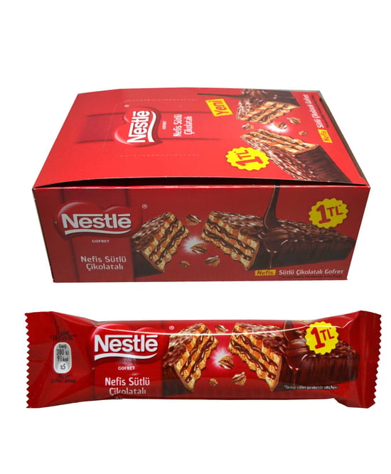 Nestle,Nestle Classic Sütlü Çikolatalı Çıtır Gofret 18 gr,çikolata,atıştırmalık ürünler,atıştırmalık,aburcubur,aburcubur çeşitleri,çikolata çıtır çikolata,sütlü çikolata,nestle çikolata fiyatları,toptan satın al,toptantr,toptan mağazacılık