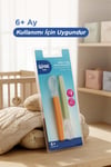 Wee Baby Silikon Uçlu 2'li Mama Kaşığı - Yeşil-turuncu