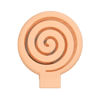 Proco Beauty Makaron Saç Fırçası Çiçek Sahnesi Serisi - Mor, Nane Yeşili, Şeftali Tüyü