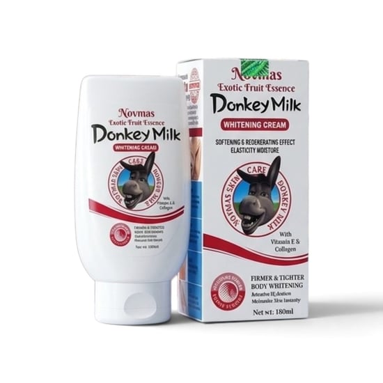 Novmas Exotic Fruit Essence Donkey Milk Whitening Cream.