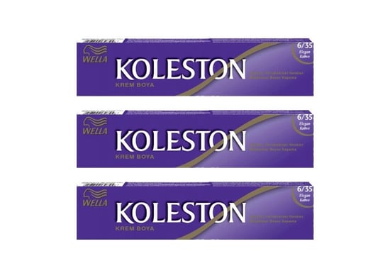 Koleston Tüp Boya 50 Ml - 6.35 Elegant Kahve 3 Adet