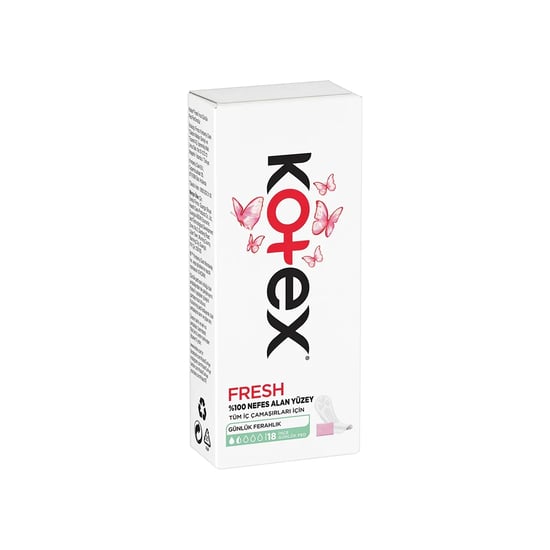 Kotex Lightdays İnce Günlük Hijyenik Ped 18'li Paket Çanta Paketleri Parfümsüz