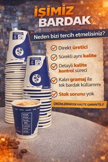 Sbstrend 7 Oz Vending Kalın Kağıt Karton Bardak 170 Gram