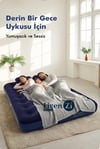Livenzi Nature Çift Kişilik Şişme Yatak & Yastık (203 × 152 × 22 Cm )