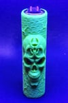 Toxic Skull Kafatası Figürlü Çakmak Kılıfı Clipper