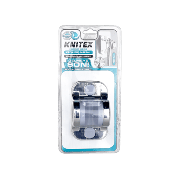 Kinetex Ktx-3024 ( Krom & Vakumlu ) Yapışkanlı Duş Askısı & Mafsal