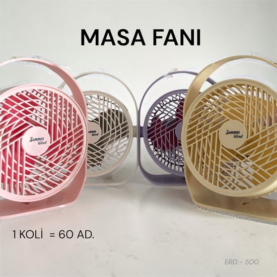 Masa Fanı Şarjlı Model 4