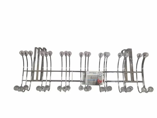 Zenda 14'Lü Krom Kapı Arkası Askı