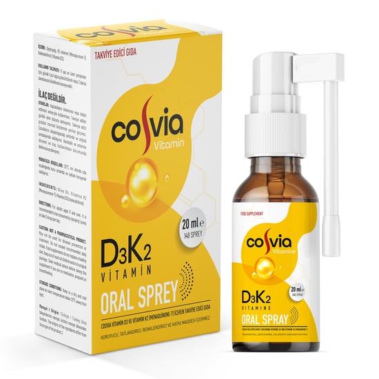 Cosvia Vitamin D3-k2 (menaquinone-7) Oral Sprey 20 Ml.