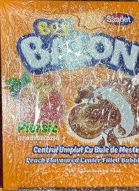 Saadet Bay Balon Dolgulu Sakız 50'li Şeftali (Yeni Ürün)