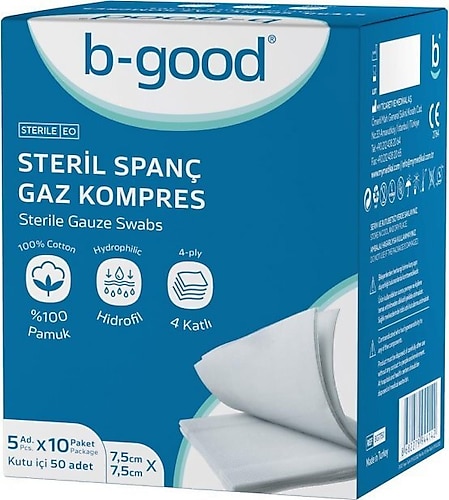 B-good Gaz Kompres 50li 7.5cmx7.5cm 