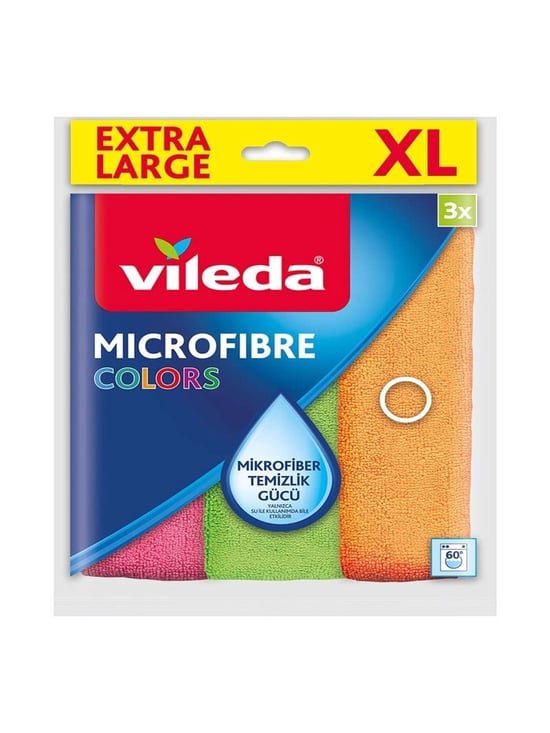 Vİleda Mİkrofİber Colors Temİzlİk Bezİ 3 Lü Eko Pk.