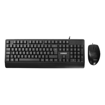 Everest Km-619 ( Usb Kablolu ) Klavye & Mouse ( Set ) ( Q Klavye ) ( 3d & 1200dpi Mouse )