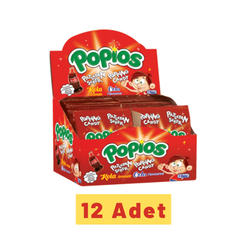 Hleks Patlayan Şeker Popios 4 Gr 40 Adet Kolalı 12 Paket (toplam 480 Adet)