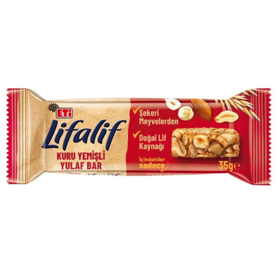 Eti Lifalif Kuruyemişli Yulaf Bar 35 Gr
