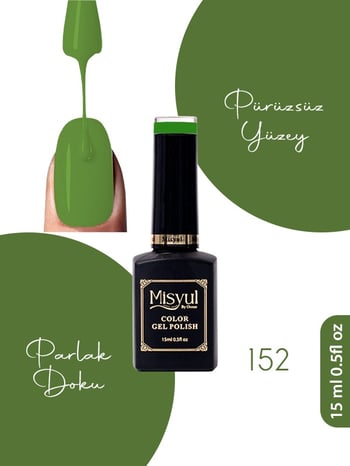 Misyul Uv Led Kalıcı Oje Nail Art 15 Ml 152