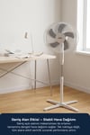 Sinbo Sf-7704 Ayaklı Vantilatör 16 İnç 35w Sessiz Fan 3 Kademeli Yükseklik Ayarlı Ev Tipi