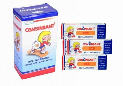 İnura Global Cansin 10’lu Bez Yara Bandı 30x40