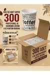 Bicup 300 Adet 4 Oz Karton Bardak 120 Ml Kapasiteli Sızdırmaz Kahve Çay Meşrubat Bardağı Sıcağa Dayanıklı Karton Bardak