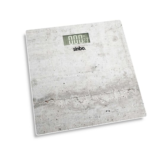 Sinbo Sbs-4451 ( Dijital & Pilli ) ( Beyaz Cam ) Banyo Baskül Terazi Tartı ( Lcd Ekran ) ( 180kg/100gr ) ( 26x26cm )