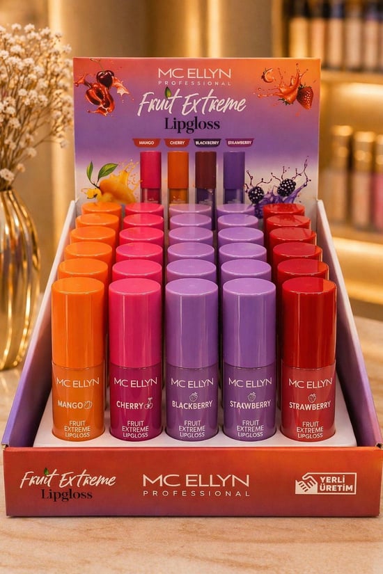 Mc Ellyn Vitamins Of Fruit Lip Gloss 24'lü Paket