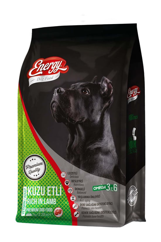 Energy Köpek Maması 1 Kg Kuzulu - Pirinçli
