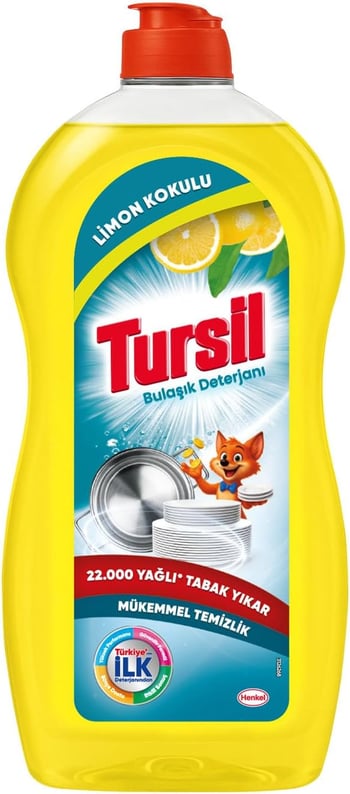 Tursil Sıvı Bulaşık Deterjanı Limon 1500 Ml