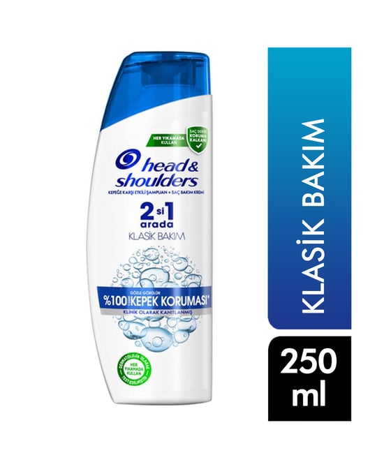 Head&shoulders Şampuan 250 Ml 2 Si 1 Arada Kepeğe Karşı Etkili Klasik Bakım
