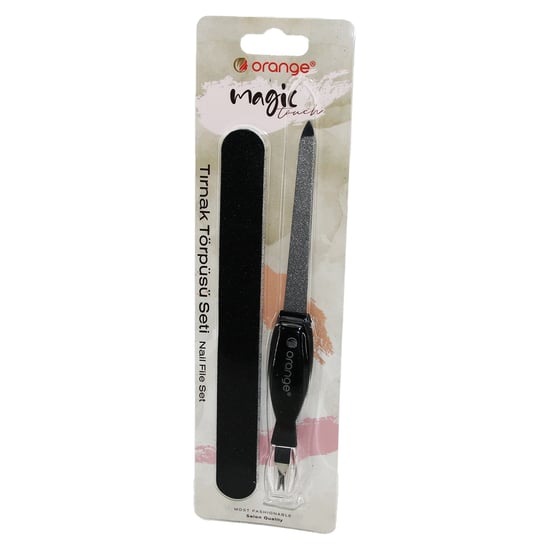Orange Magic Org-052 ( 2in1+ Zımpara) Tırnak Bakım Seti ( Törpü & Tırnak Eti Temizleme & Zımpara )