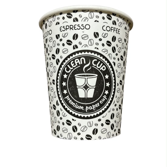 Clean Cup Desenli Karton Bardak 7 Oz 3000'li