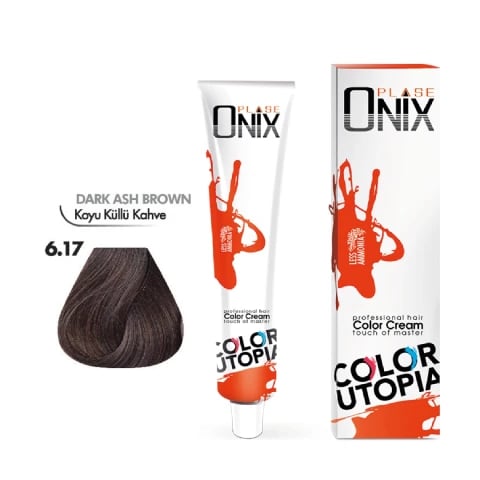 Morfose Onix Saç Boyası 6.17 Koyu Küllü Kahve 60 Ml