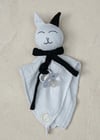 Muslin Emzik Tutuculu Kedi Uyku Arkadaşı Mavi