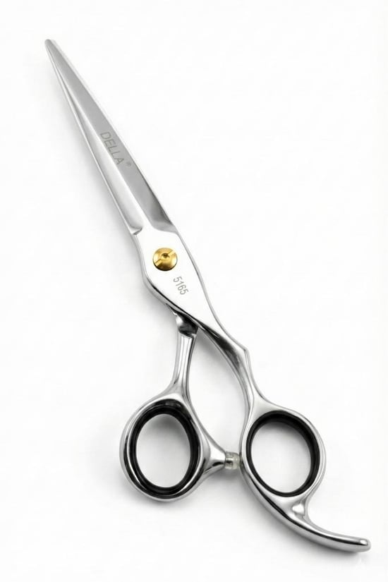 Della Orijinal Profesyonel 440c Saç Kesim Düz Makas 6,5 Numara 5165