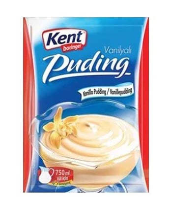 Kent Boringer Puding 125 Gr Vanilyalı